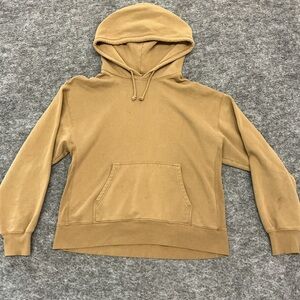 TNA Cozy AF Oversized Fit Casual Tan Hoodie Sweatshirt Size 2